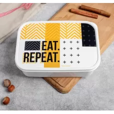 Белый ланч-бокс Eat Repeat (1,2 л