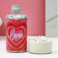 Cоль для ванны Love Bath Salt с ароматом лаванды - 370 гр