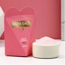 Cоль для ванны Bath Salt с ароматом розы - 200 гр